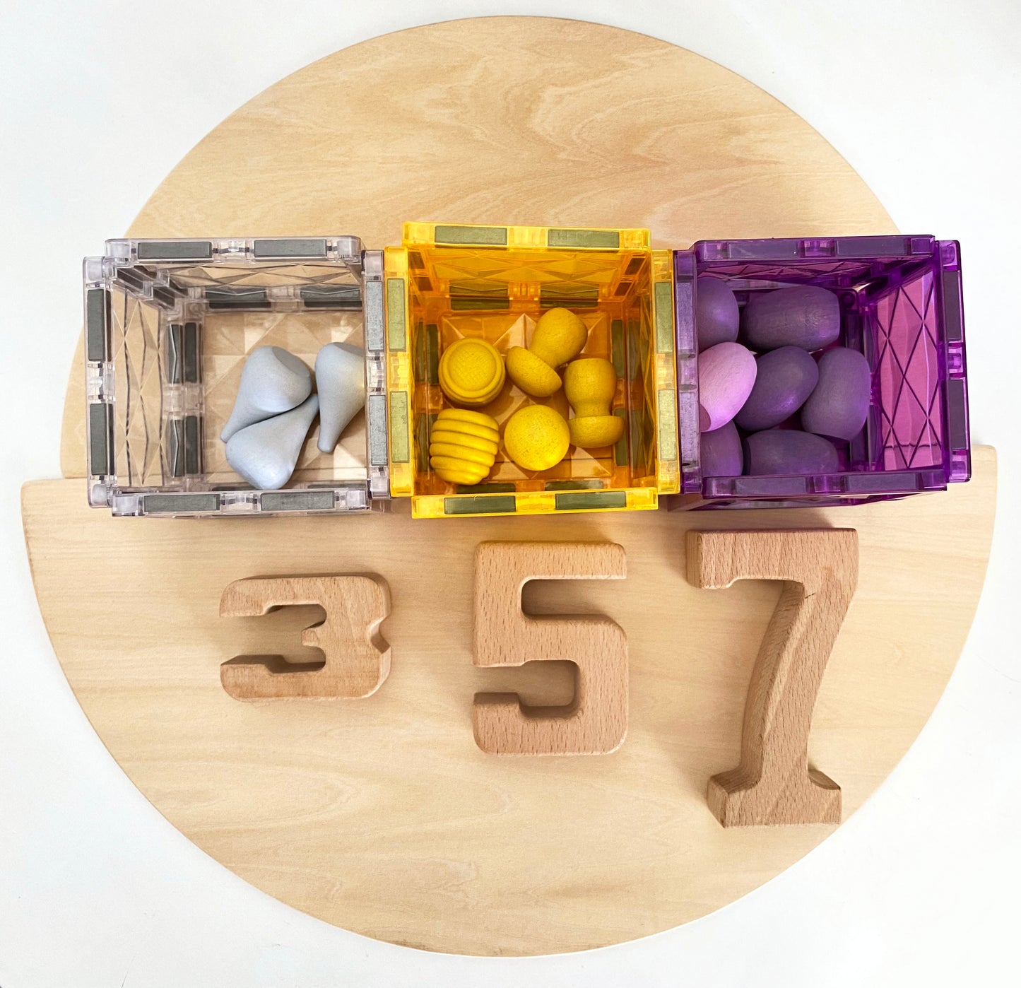 Number blocks (woodie numbers)