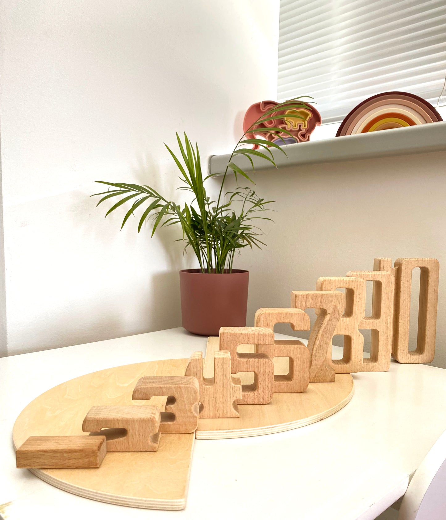 Number blocks (woodie numbers)