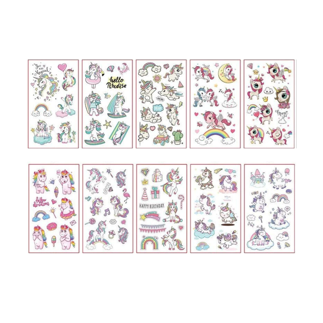 Ideiglenes tetoválás - Varázslatos egyszarvú