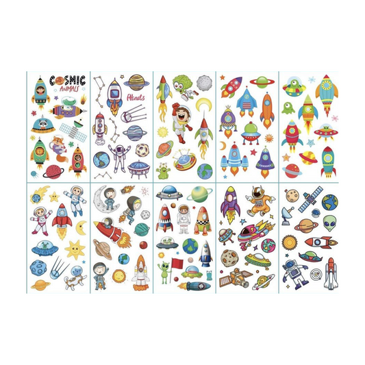 Ideiglenes tetoválás - Utazás az űrbe