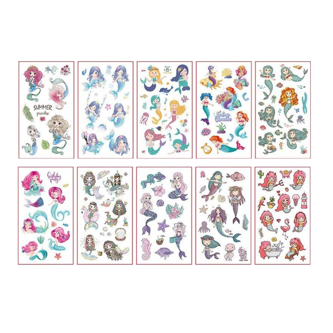 Ideiglenes tetoválás - Sellők