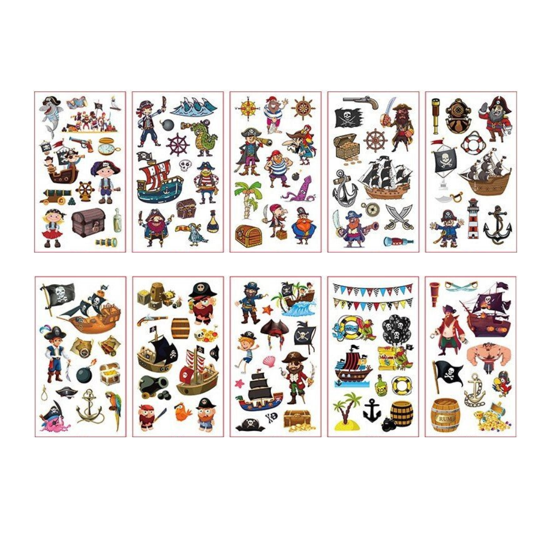 Ideiglenes tetoválás - A kalózok világa