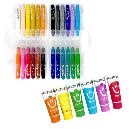 Csomag Silky Crayon + Ujjfestékek -50%