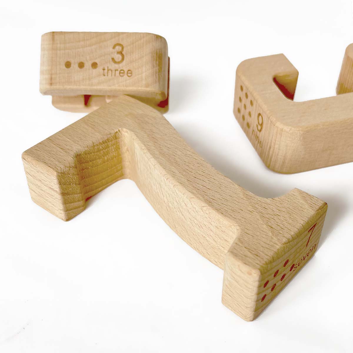 Number blocks (woodie numbers)