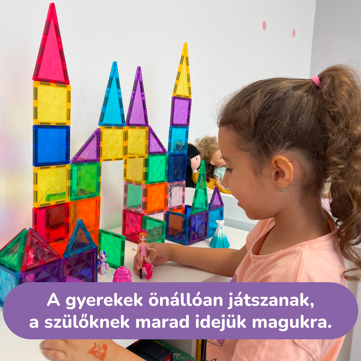COLORMAG - Mágneses építőkészlet 100 db-os