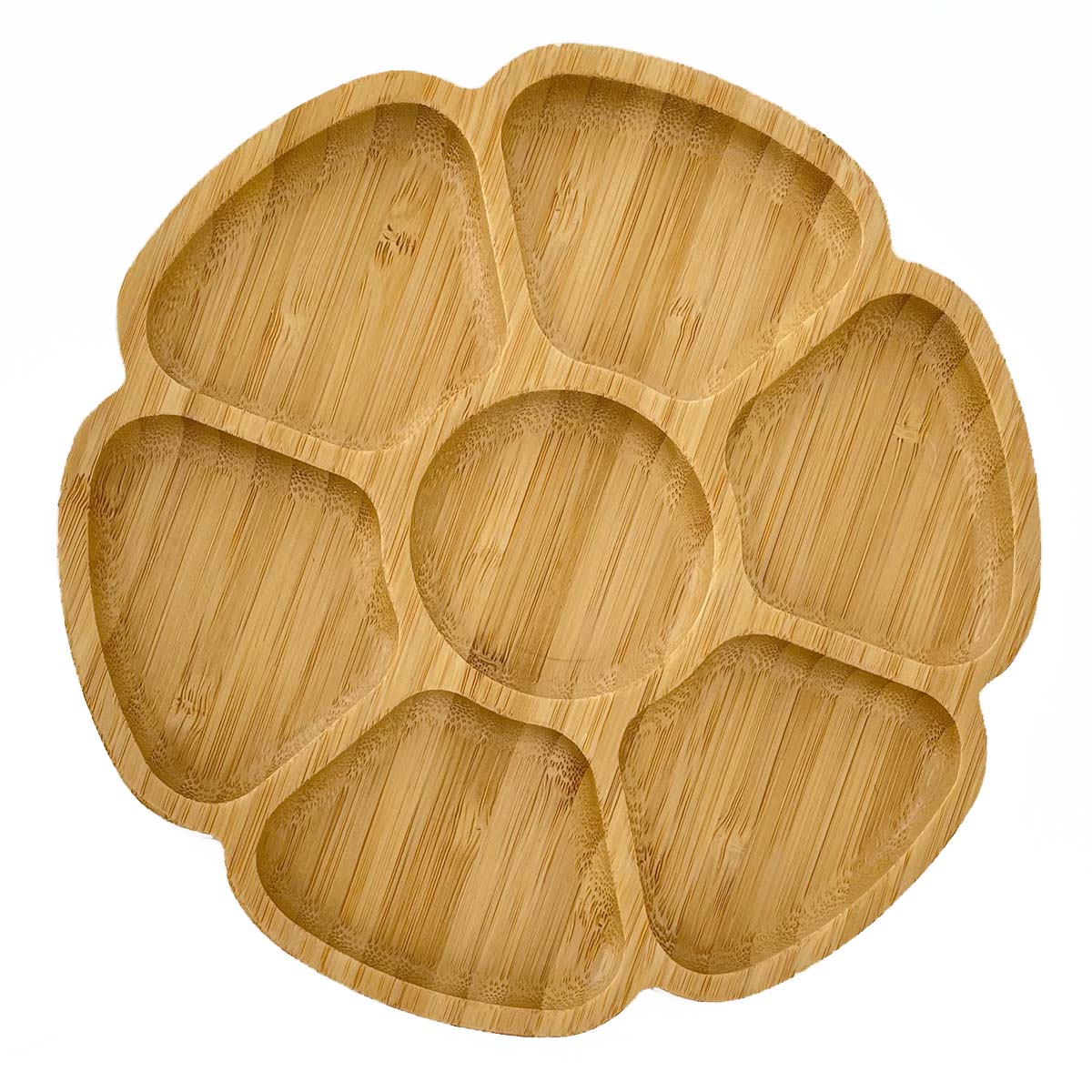 Bambusz tálca - virág