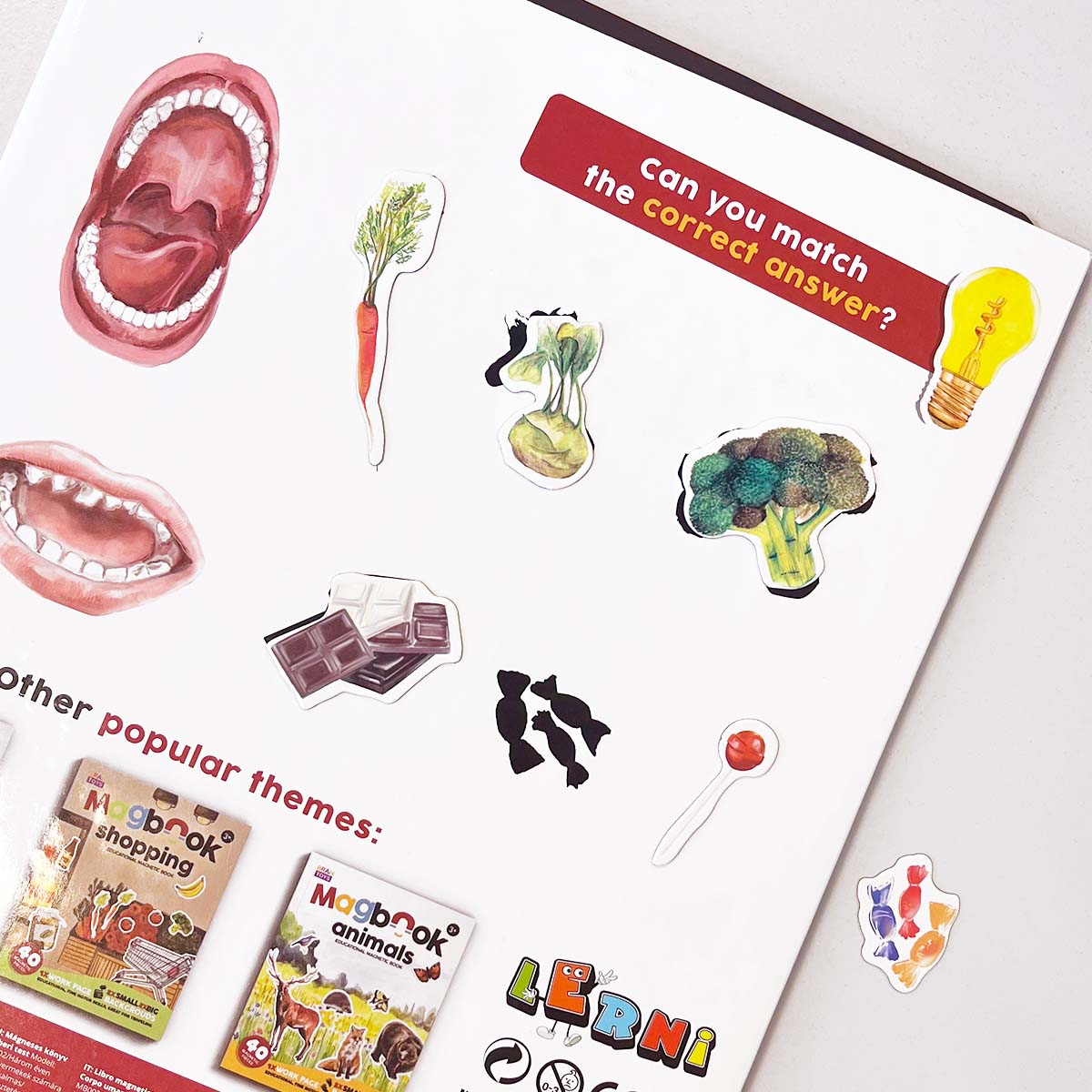 MAGBOOK- mágneses könyv - az emberi test