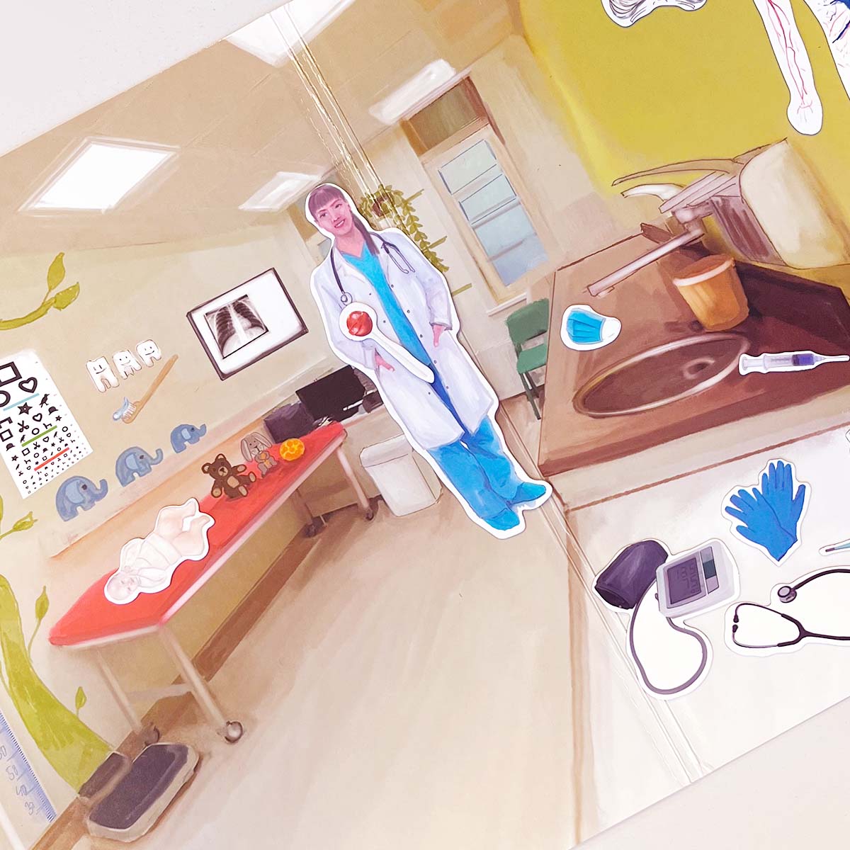 MAGBOOK- mágneses könyv - az emberi test