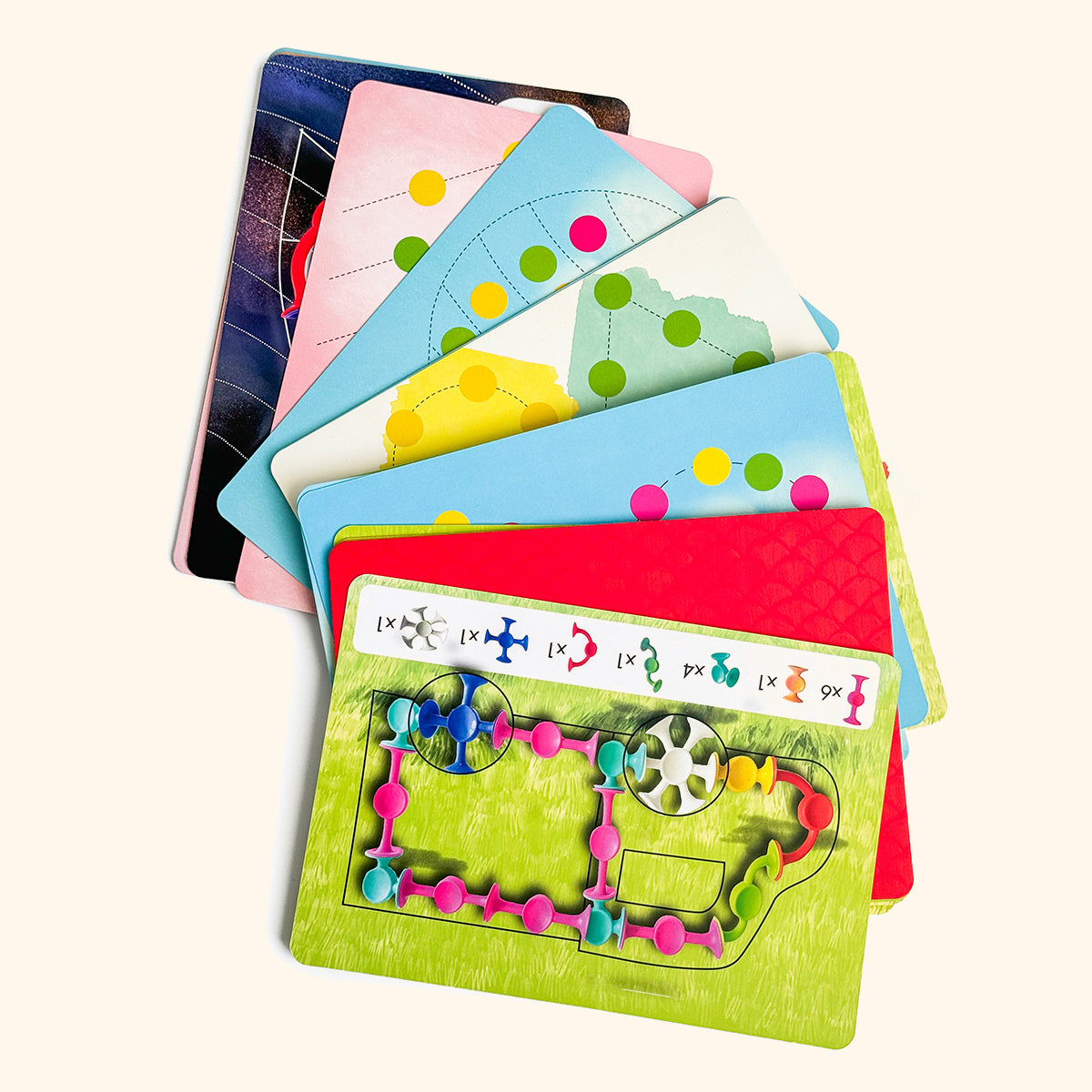 Rainbow Keepers 55 - tapadókorongos építőkészlet állatokkal