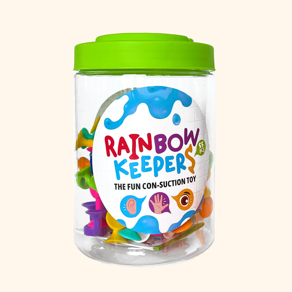 Rainbow Keepers 55 - tapadókorongos építőkészlet állatokkal