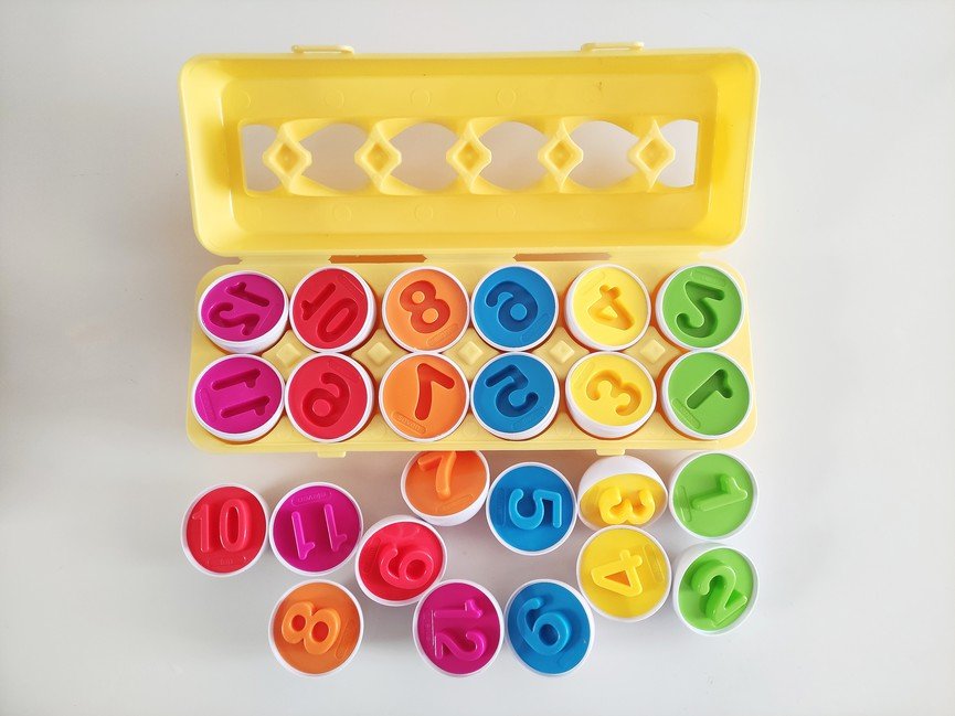 Smart Eggs Számok - összekpacsolható tojások