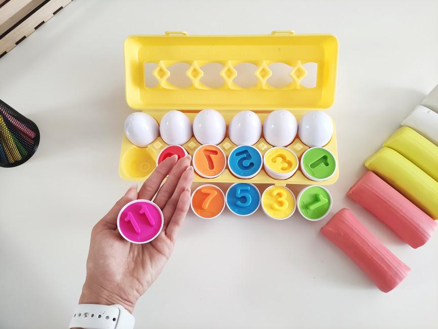 Smart Eggs Számok - összekpacsolható tojások