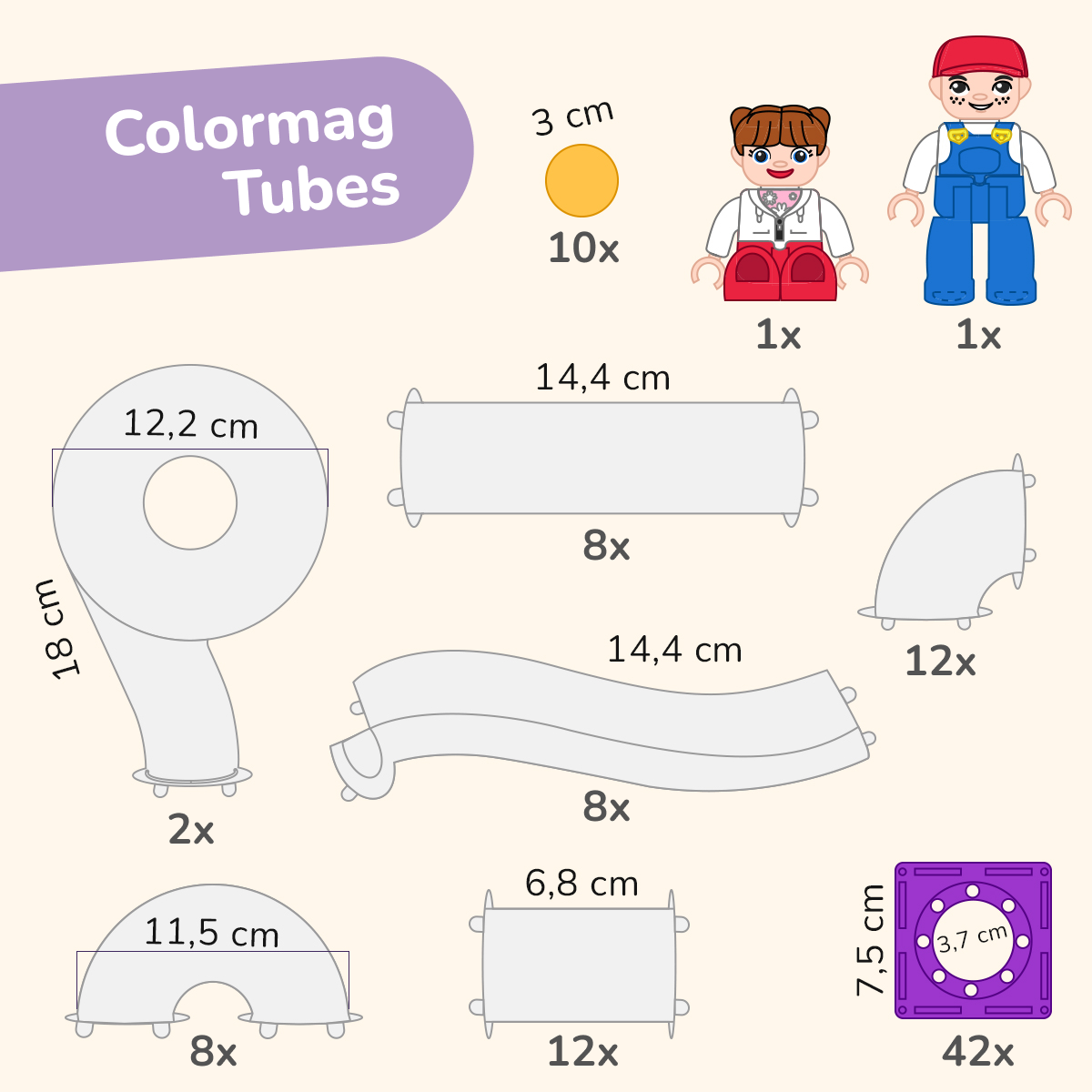 Colormag Tubes + 100 db-os - KIÁRUSÍTÁS