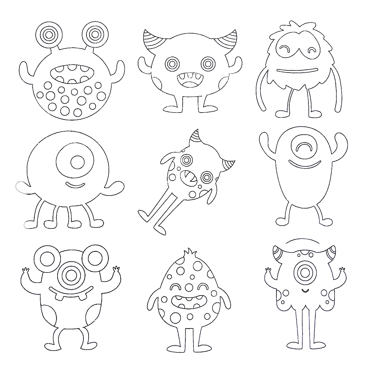 Tubi Jelly - 3 színből álló készlet- Szörnyecskék