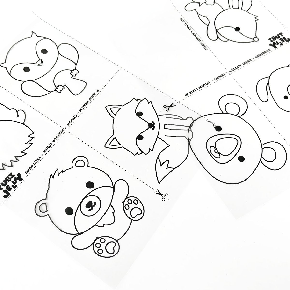 Tubi Jelly - 3 színből állo készlet - Állatok