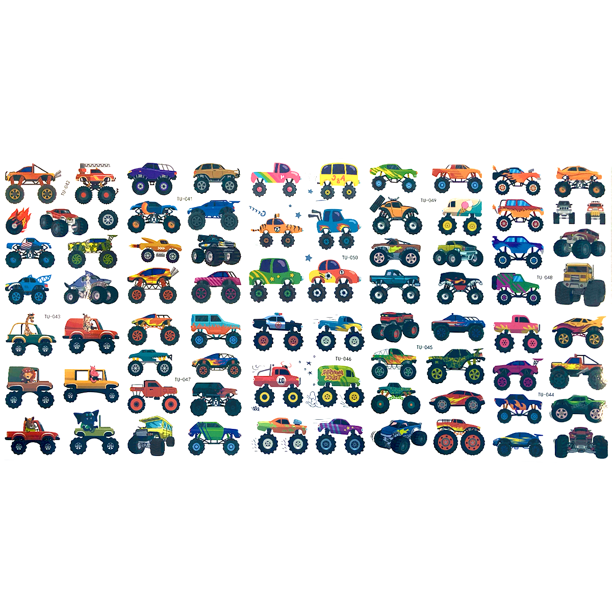 Ideiglenes tetoválás - Offroad autók