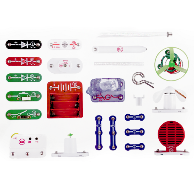 Elektronikus építőkészlet 33 db