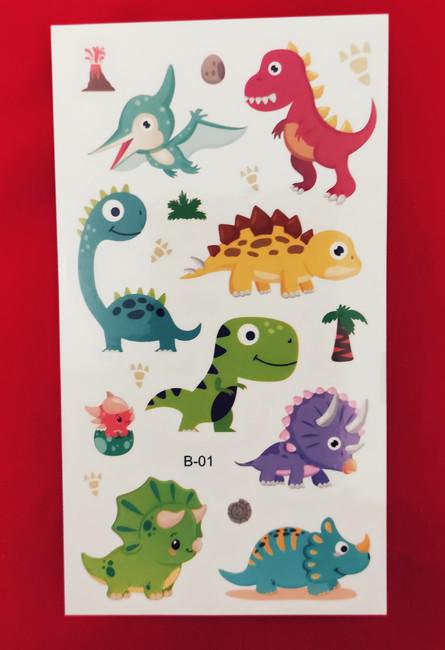 Ideiglenes tetoválás - Dinoszauruszok