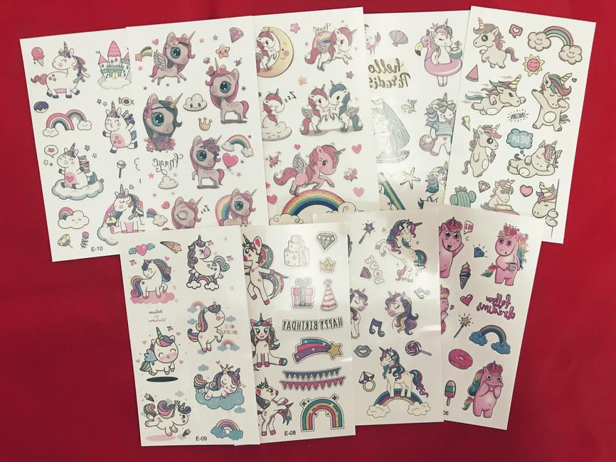 Ideiglenes tetoválás - Varázslatos egyszarvú