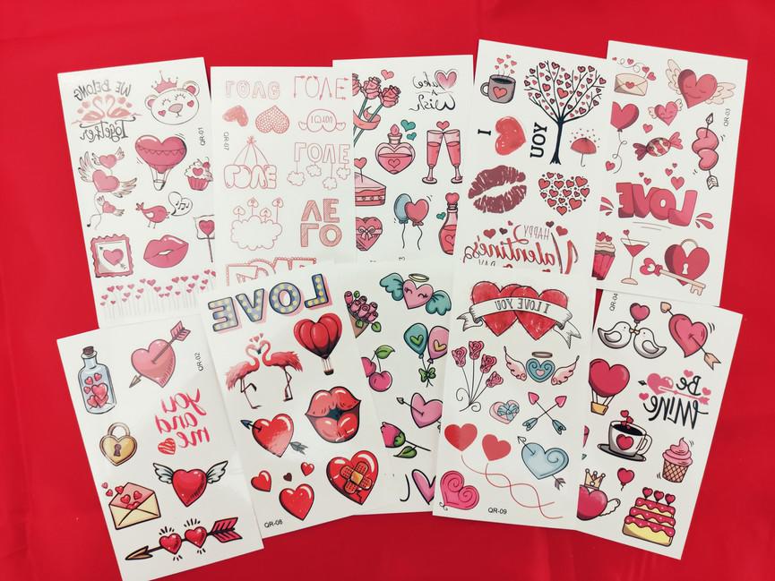 Ideiglenes tetoválás - Szeretlek!