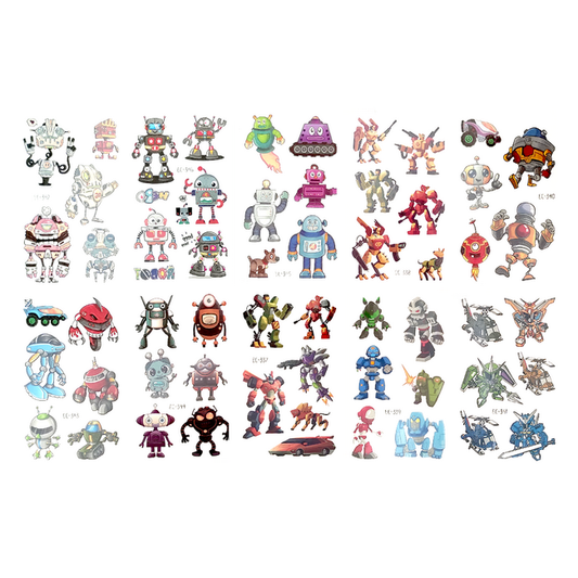 Ideiglenes tetoválás - Robotok