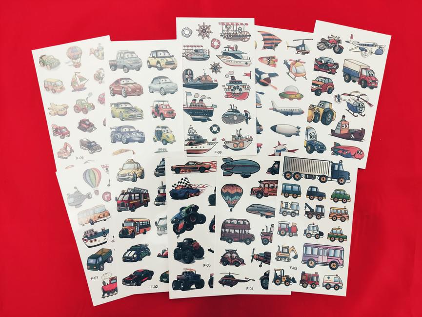 Ideiglenes tetoválás - Járművek