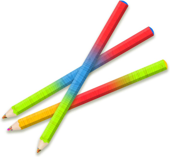 Színes ceruza szivárvány