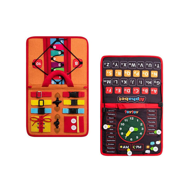 Baby busy board - Ábécé, év, óra, időjárás