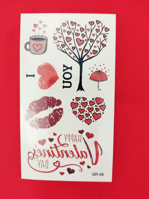 Ideiglenes tetoválás - Szeretlek!