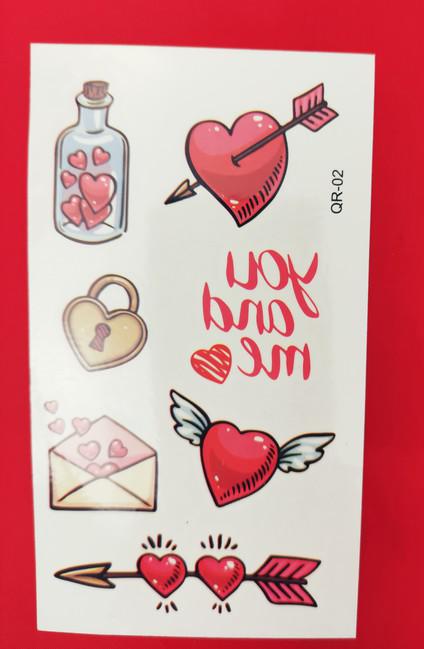 Ideiglenes tetoválás - Szeretlek!