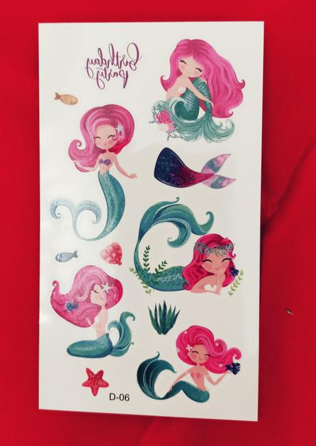 Ideiglenes tetoválás - Sellők