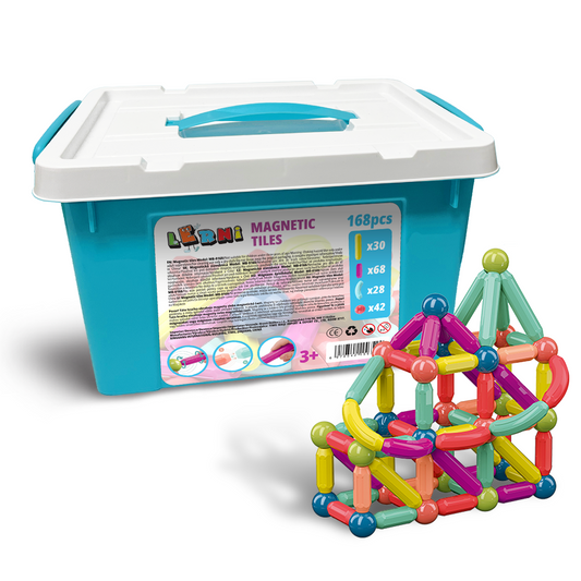 Mágneses pálcák 168 db