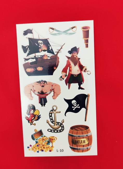 Ideiglenes tetoválás - A kalózok világa