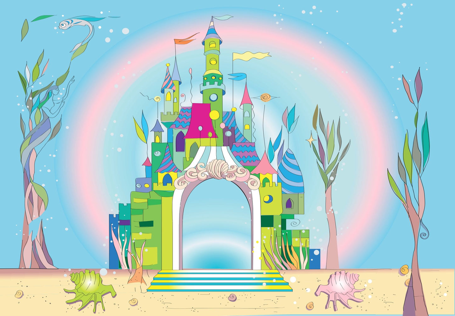 Újrafelhasználható matricák : Hercegnők és tündérek