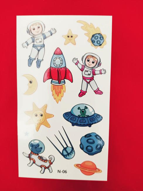 Ideiglenes tetoválás - Utazás az űrbe