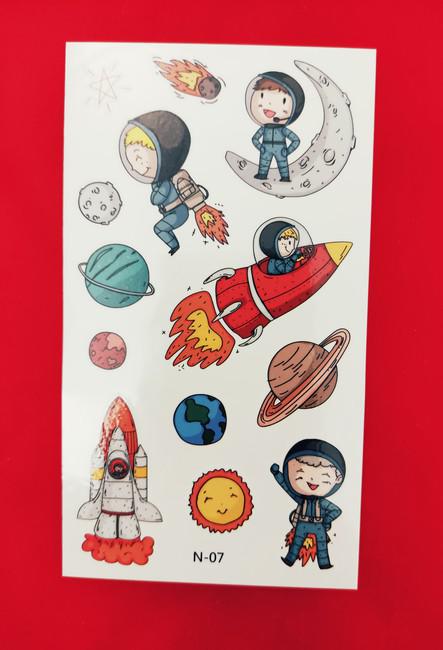 Ideiglenes tetoválás - Utazás az űrbe