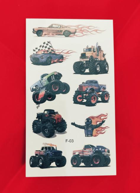 Ideiglenes tetoválás - Járművek