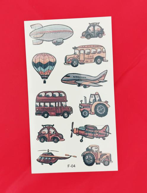 Ideiglenes tetoválás - Járművek