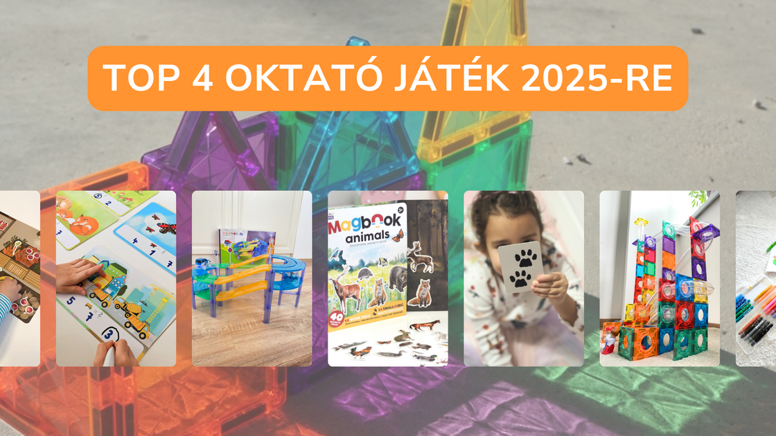 TOP 4 OKTATÓ JÁTÉK 2025-RE: MI AZ, AMI NEM HIÁNYOZHAT EGY GYEREKSZOBÁBÓL SEM?