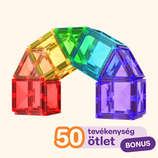 Mágneses építőkészlet COLORMAG 60 - classic