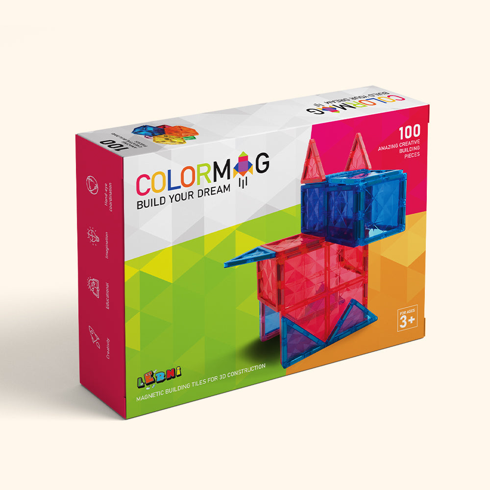 COLORMAG - Mágneses építőkészlet 100 db-os