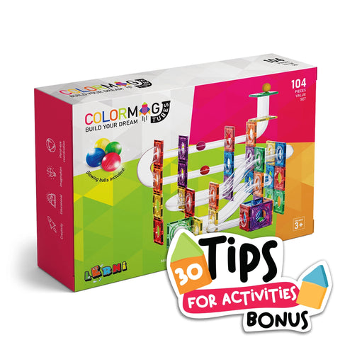 Mágneses építőkészlet COLORMAG TUBES