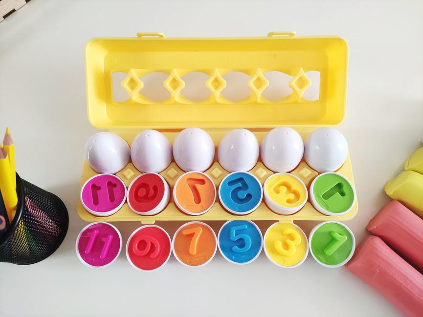 Smart Eggs Számok - összekpacsolható tojások