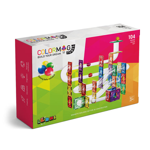 Mágneses építőkészlet COLORMAG TUBES