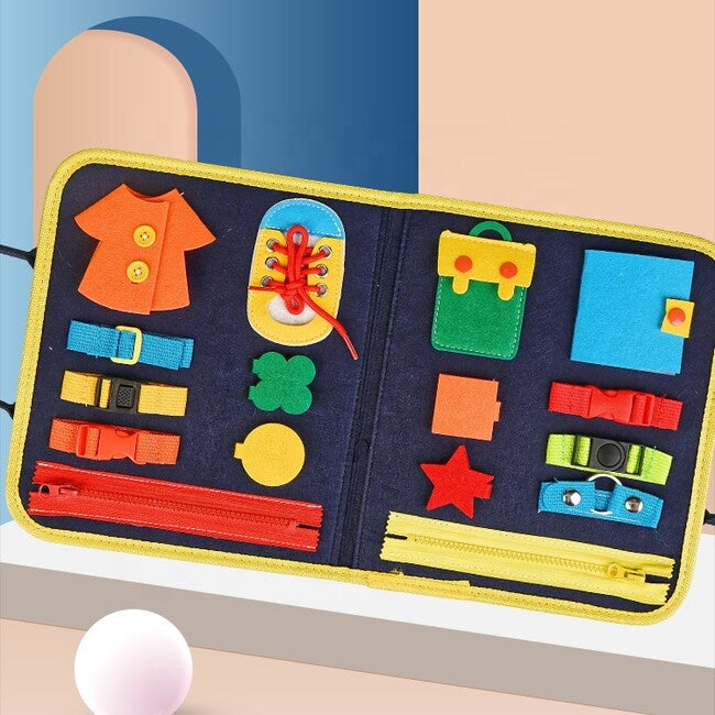 Baby busy board - Óra és puzzle