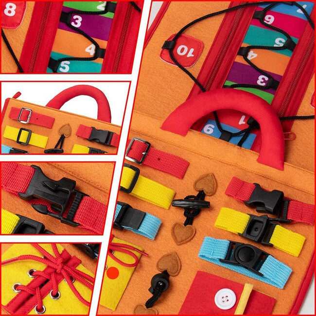 Baby busy board - Ábécé, év, óra, időjárás